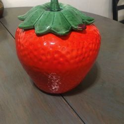 Strawberries Cookie Jar
