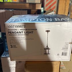 Hampton Bay Wickford Medium Exterior Pendant Light