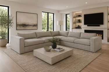 Living Spaces Whitley Sectional Couch + DELIVERY