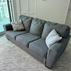 Folding Sofa. Couch With Pillows. Like New