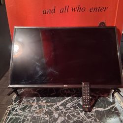 LG 32 inch smart tv with remote