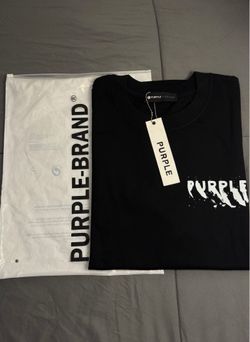 Purple Brand Black Graphic T-Shirt