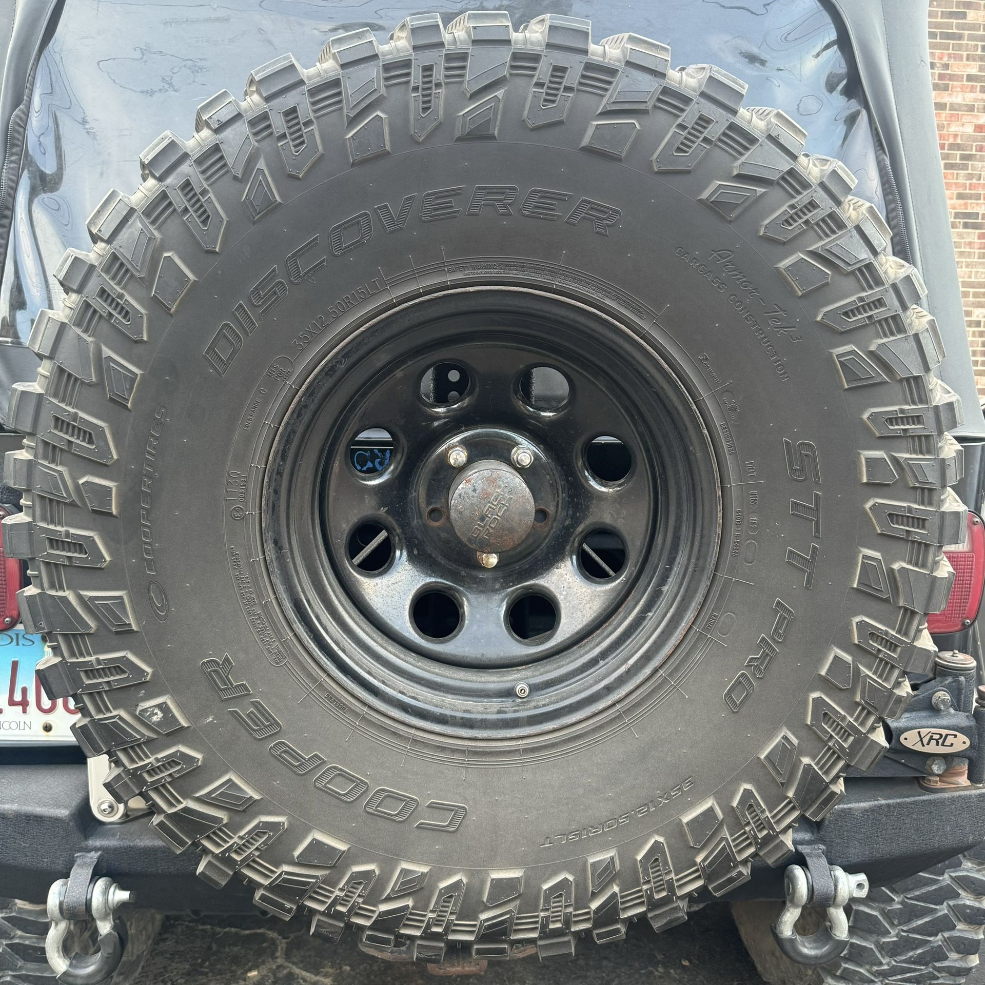 Jeep Wrangler Tj Yj Spare Tire