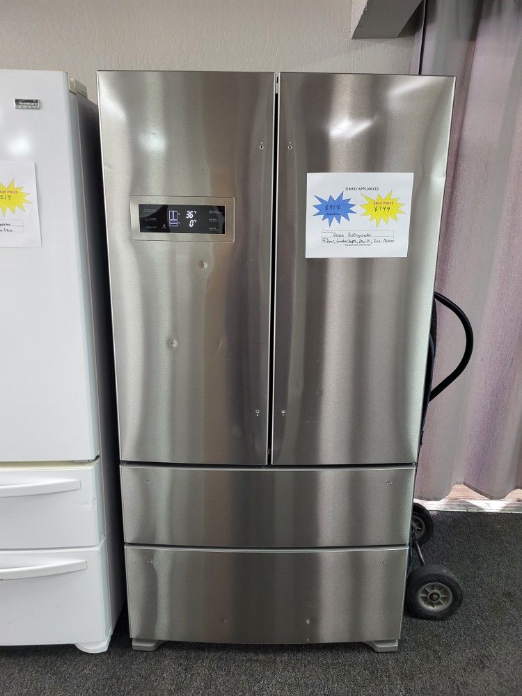 🇺🇸4th Of July Sale! Nice Bosch 4-Door Counterdepth French Door Refrigerator-Warranty Included
