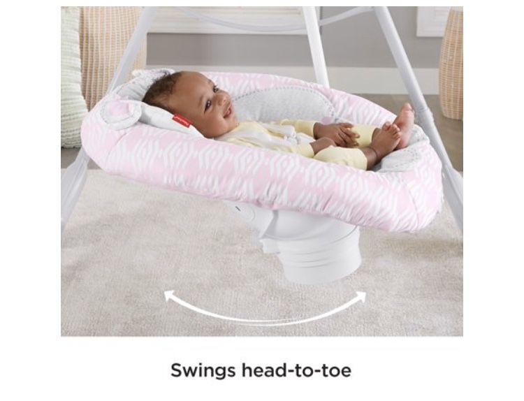 Fisher Price Snugabear Sweetie Cradle & Swing