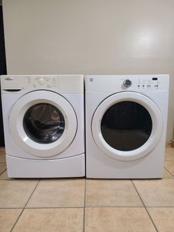 Whirlpool Washer and Kenmore Dryer Set