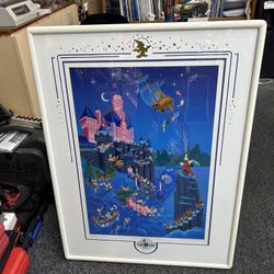 Disney Mickey 60th Bday Serigraph Melanie Taylor Kent Signed LE 49/250 Framed