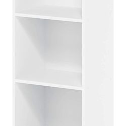 Furinno Luder Bookcase / Book / Storage , 3-Tier, White