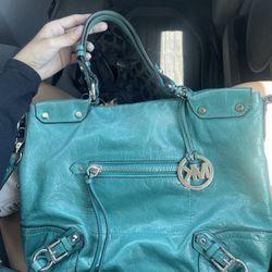Blue Michael Kors Bag