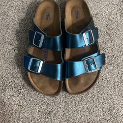 Blue Metallic Limited Edition Birkenstocks 