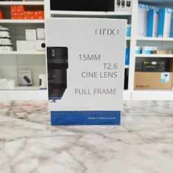 Irix 15mm T2.6 Cine Lens For Canon ☆Authorized Irix Dealer 