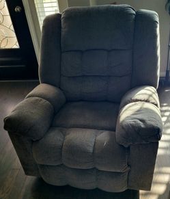 Gray recliner