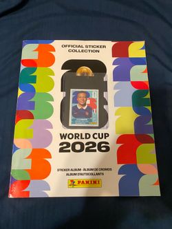 Kylian Mbappé 2026 World Cup pannini card.