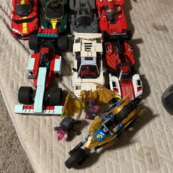 Lego cars and motorcycle
