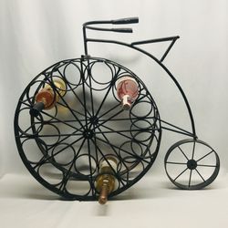 Big Wheel Bicycle shaped wine rack