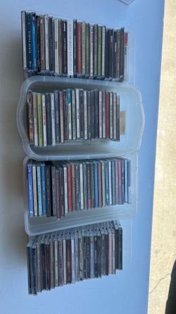 Four containers of CDs