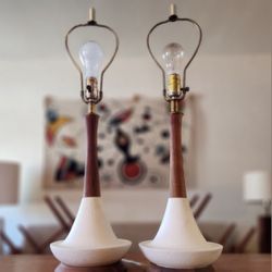Vintage Mid Century Table Lamps