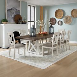 Universal Broadmoore Newport 9-piece Dining Table Set $1599.99