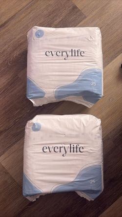 Everylife diapers size 4 premium sensitive diapers 25ct each