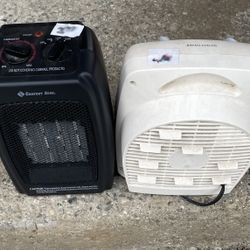 Personal heaters. about  10 inches. 10 dollars each. 