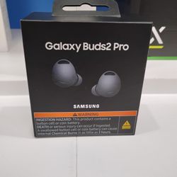 Samsung Galaxy Buds 2 Pro Headphones Bluetooth Earbuds New - Pay $5 today and the rest later!!
