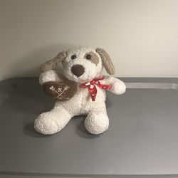Dan Dee Valentine’s Day Puppy Plush – Stuffed Dog Holding Heart – Cute Gift