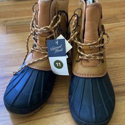 Rain Snow Boots Size 11 New Can Fit Size 10 Also