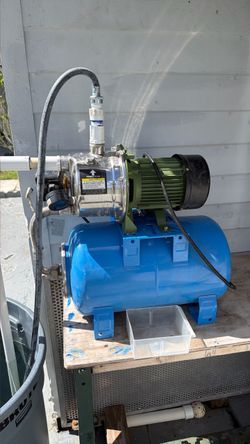 Bomba de agua con tanque para pozo o jardín