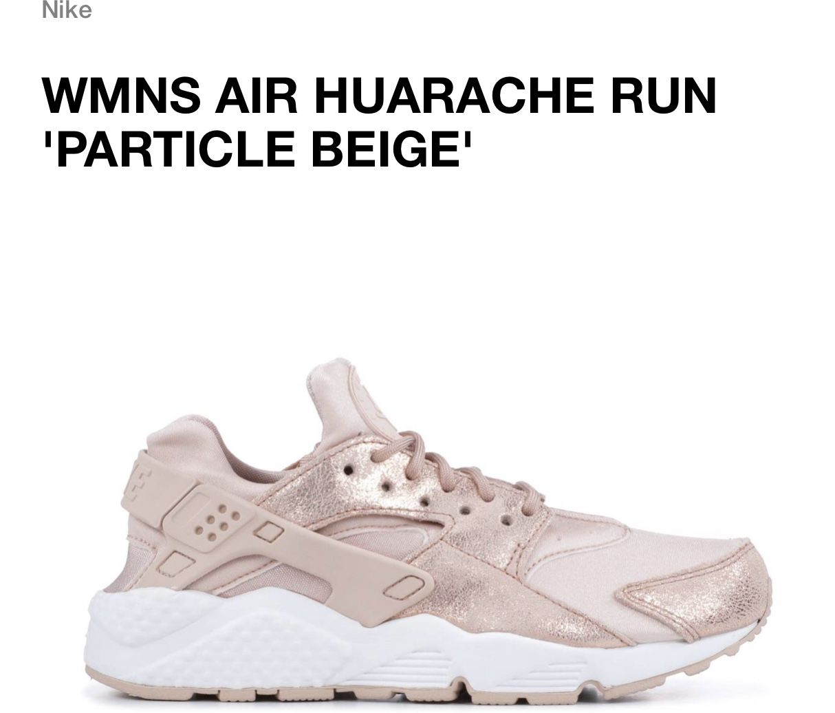 Huarache particle beige 2025