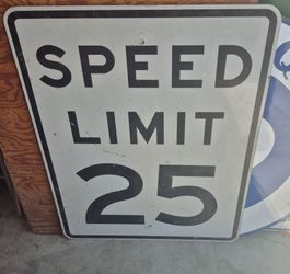 SPEED LIMIT SIGN