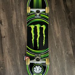 Monster Energy x Element Complete Skateboard – Green/Black