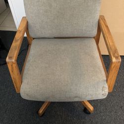 Grey Cloth Office Chair 