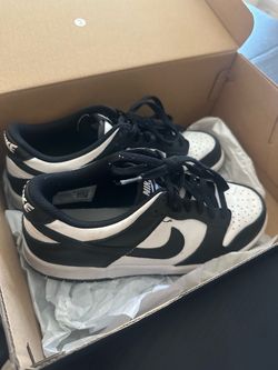 Nike Dunk Low Panda black and white - size 6.5Y