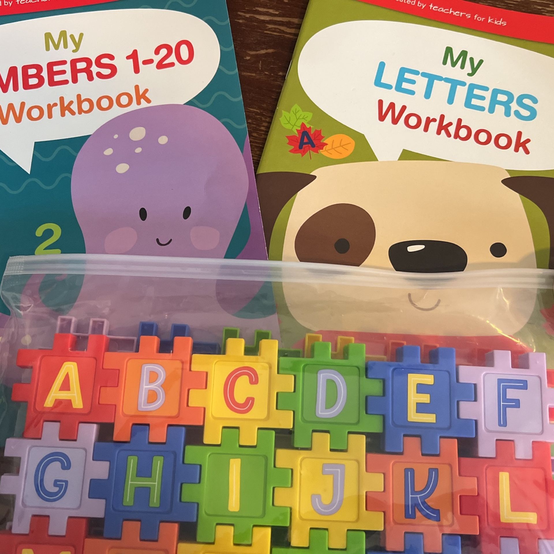 Children’s Number/letter Workbooks And Puzzle