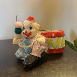 Retro Kitschy Vintage Clown Planter House Plants Pot