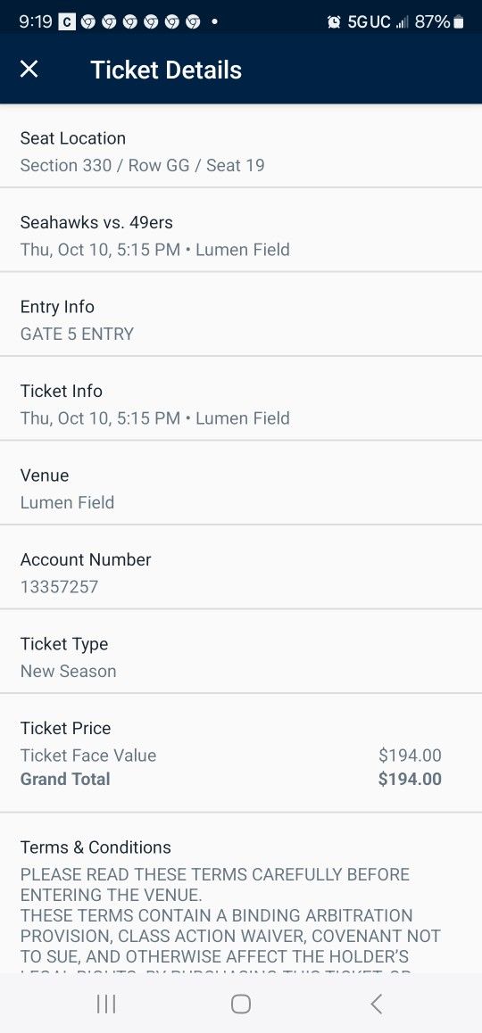 Season Tickets