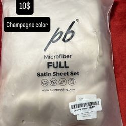 Microfiber Satin Full Sheets Set
