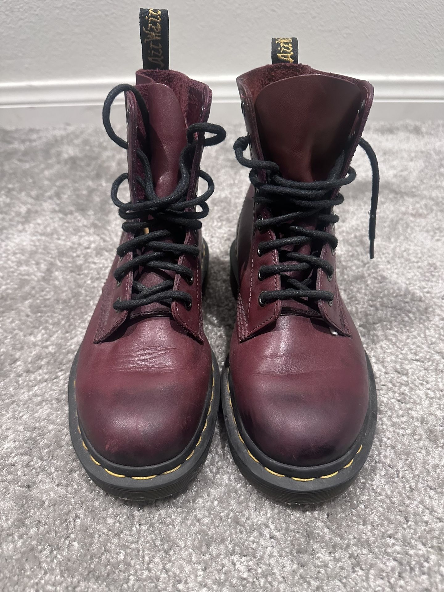 Cherry Red Dr Martens men size 5/ women size 6