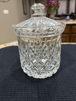 Vintage Gotham King Edward Lead Crystal Canister