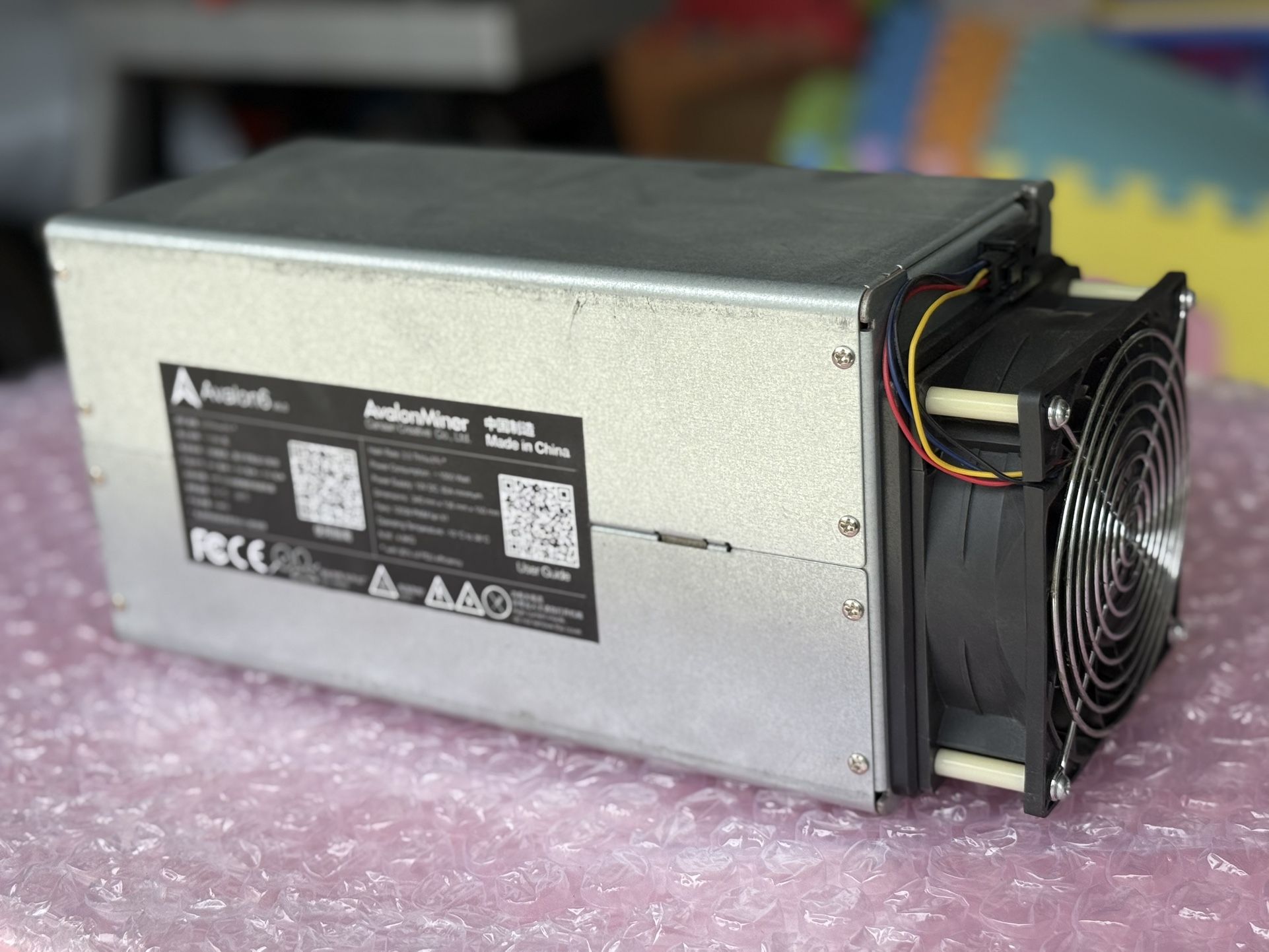 Vintage Avalon6 Bitcoin Miner – Non-Working Collector’s Piece