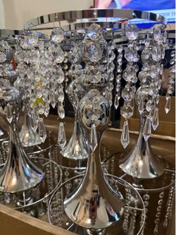 Silver center pieces