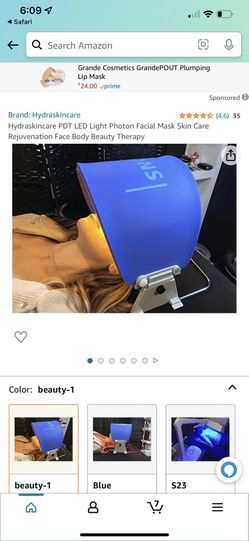 Facial light therapy
