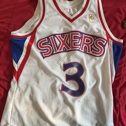 1996 allen iverson 76ers jersey
