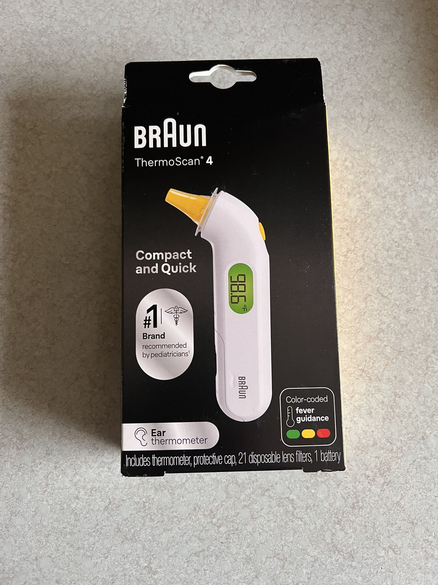 Braun ThermoScan 4 Ear Thermometer.