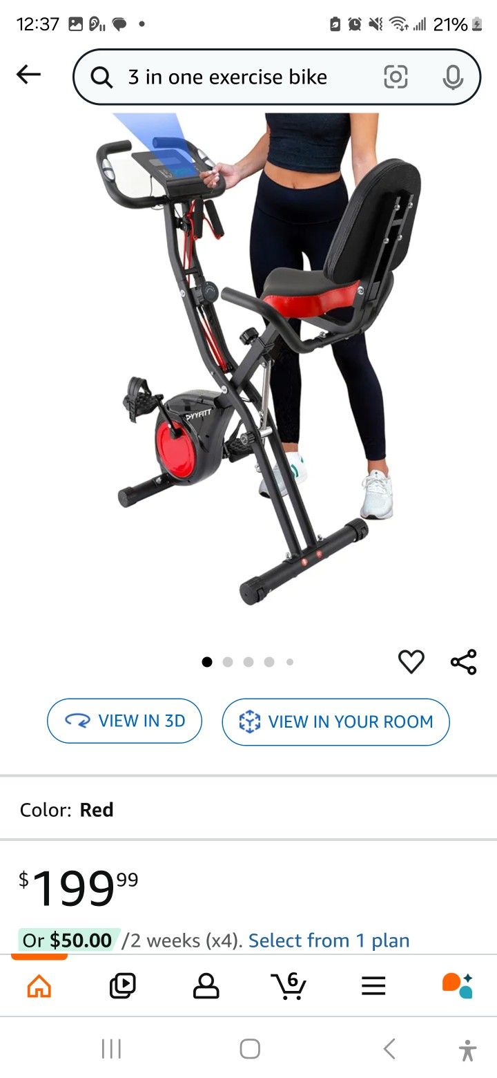 3 In 1 Exercise Bike