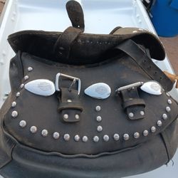 Side Bag For A Harley Davidson 