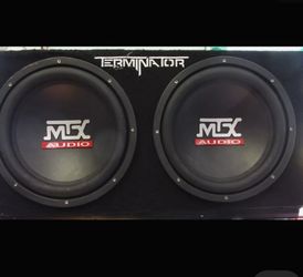 Mtx Terminator Dual 12 Inch Subs