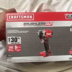 CRAFTSMAN® V20* BRUSHLESS RP™ Cordless 1/4-Inch Impact Driver (Tool Only)