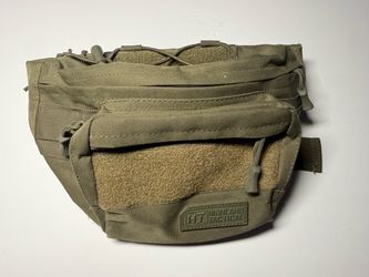 Highland Tactical Mobility Waist Pack – Olive Green MOLLE Bag