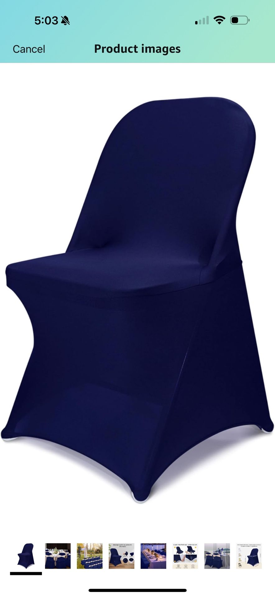 Stretch Folding Chair Covers 30pcs Spandex Chair Covers Protector for Wedding Party Dining Banquet, Washable Universal Fitted Chair Slipcovers for Cel